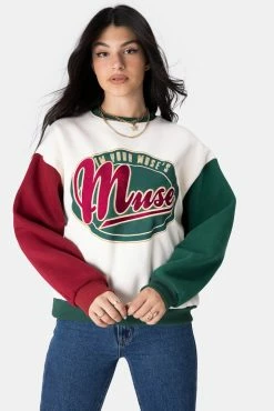 Adika MUSE Color-Block Sweatshirt OUTLET