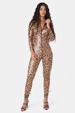 Adika ROAR Leopard Catsuit Clothing