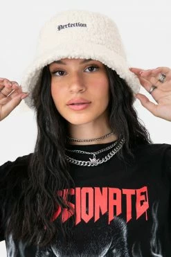 Hot Sale 🎁 Adika Accessories PERFECTION Fuzzy Bucket Hat 👏 7 Adika Accessories PERFECTION Fuzzy Bucket Hat