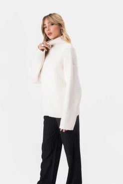 Adika Mancini Front Zip Knit Sweater OUTLET