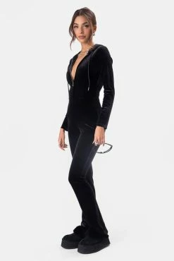 Best reviews of โค๏ธ Adika Roscoe Hooded Zip-Up Velvet Jumpsuit Clothing ๐ 7 Adika Roscoe Hooded Zip-Up Velvet Jumpsuit Clothing