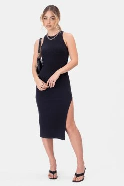 Adika Clothing Garcia Side-Slit Midi Dress