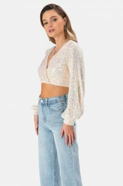 Adika Roper Sequinned Top