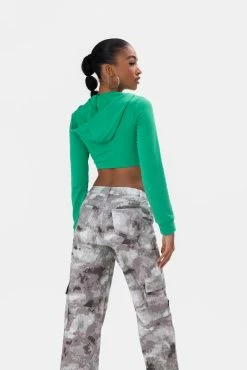 Adika Jenkins Corset-Style Zip Hoodie OUTLET