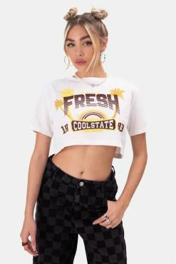 Cheap 😀 Adika OUTLET FRESH Cropped Tee ⌛ 8 Adika OUTLET FRESH Cropped Tee