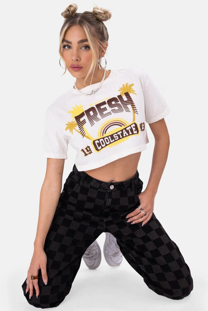 Cheap 😀 Adika OUTLET FRESH Cropped Tee ⌛ 1 Adika OUTLET FRESH Cropped Tee