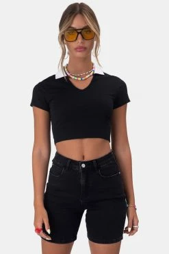 Adika Clothing Jenkins Cropped Polo Shirt