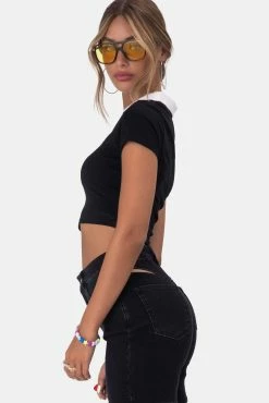 Best Sale 😍 Adika Clothing Jenkins Cropped Polo 👕 Shirt 😉 8 Adika Clothing Jenkins Cropped Polo Shirt