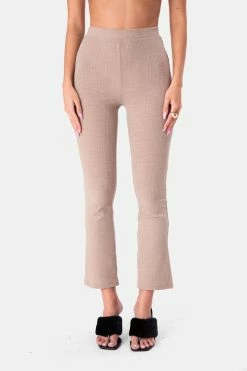 Adika Dancie Cropped Ribbed Pants Clothing