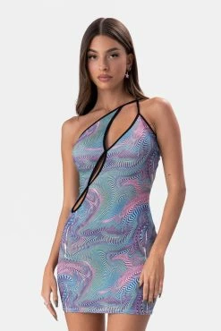 New ⭐ Adika Outta-Space Cut-Out Mini 👗 Dress Clothing 😀 7 Adika Outta-Space Cut-Out Mini Dress Clothing