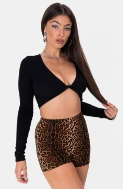 Adika Londynn Ribbed Crop Top