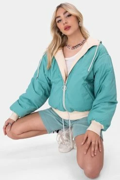 Adika OUTLET Nola Reverse Hooded Puffer Jacket