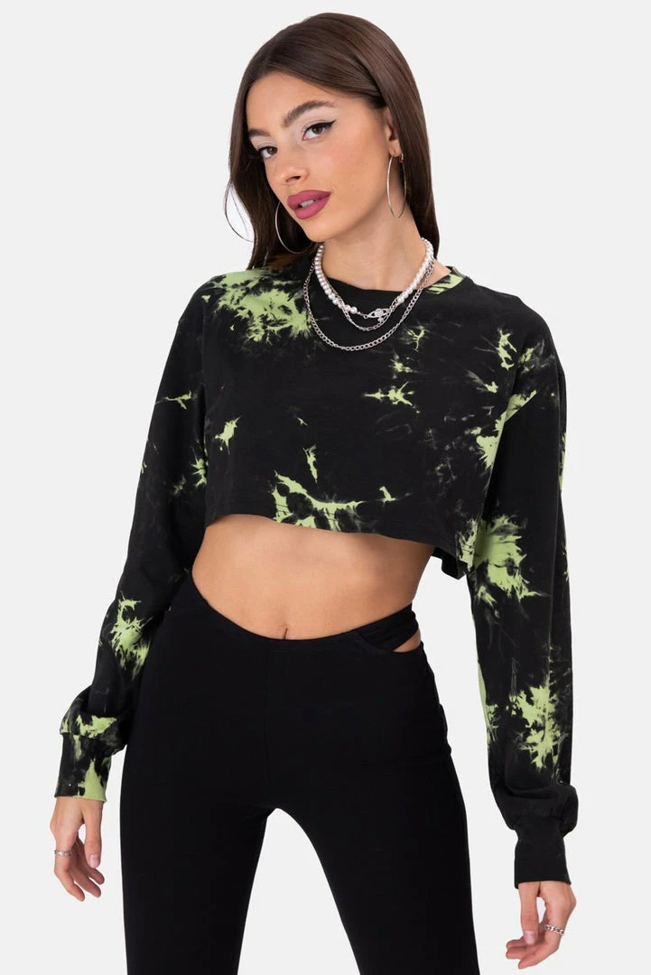 Best Sale ๐ Adika NEVERLAND Tie-Dye Crop Tee OUTLET ๐งจ 3 Adika NEVERLAND Tie-Dye Crop Tee OUTLET