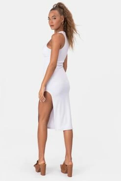 New ๐คฉ Adika Garcia Side-Slit Midi ๐ Dress Clothing ๐งจ 7 Adika Garcia Side-Slit Midi Dress Clothing