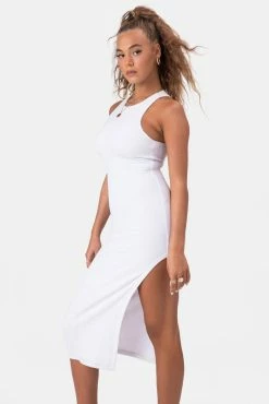 New ๐คฉ Adika Garcia Side-Slit Midi ๐ Dress Clothing ๐งจ 6 Adika Garcia Side-Slit Midi Dress Clothing