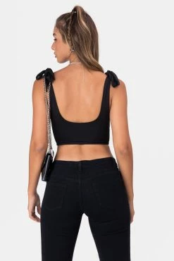 Best Pirce 😀 Adika Androse Tie-Strap Crop Top 🤩 8 Adika Androse Tie-Strap Crop Top