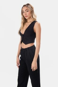 Adika Lucille Pinstripe Vest Best Sellers