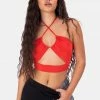 Adika Torch Cut-Out Halter Top OUTLET