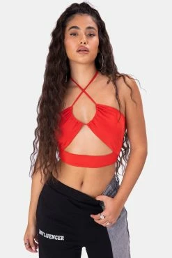Adika Torch Cut-Out Halter Top OUTLET
