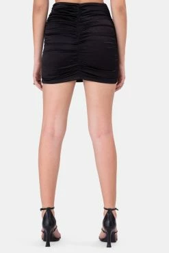 Adika Clothing Staples Satin Finish Mini Skirt