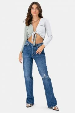 Budget 🔥 Adika OUTLET DAYDREAMS Color-Block Wrap Top 😀 7 Adika OUTLET DAYDREAMS Color-Block Wrap Top