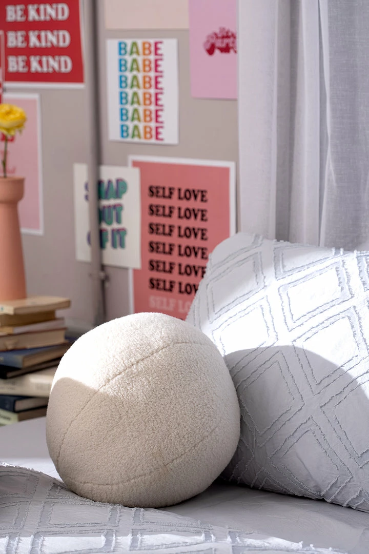 Discount 👍 Adika Dunk Fleece Round Pillow 😍 1 Adika Dunk Fleece Round Pillow