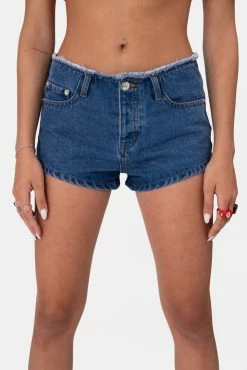 Adika Major Low-Rise Denim Shorts Clothing