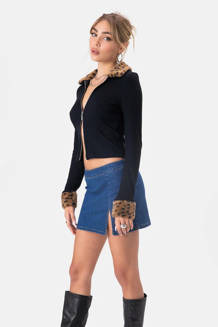 Hot Sale 👍 Adika Daiso Furry Detail Cardigan OUTLET ⭐ 3 Adika Daiso Furry Detail Cardigan OUTLET