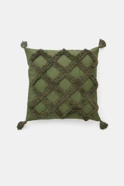 Adika Afya Tufted Square Pillow Cover Home
