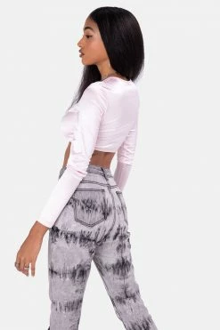 Coupon 😉 Adika OUTLET Bowtie Velvet Crop Top 🌟 8 Adika OUTLET Bowtie Velvet Crop Top