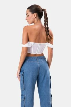 Adika Bernard Off-Shoulder Corset Top