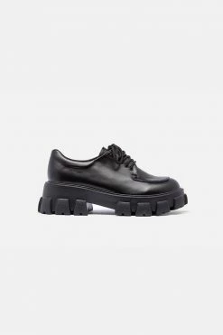 Adika Faux Leather Chunky Derby Shoes