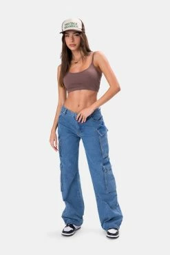 Adika Clothing Chino Ribbed Crop Top