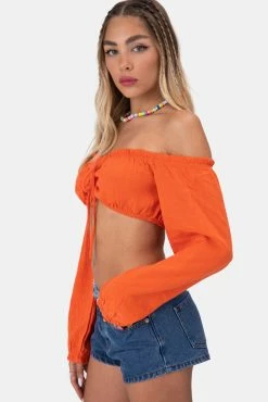 Discount 🎉 Adika OUTLET Islands Off-Shoulder Crop Top 🌟 7 Adika OUTLET Islands Off-Shoulder Crop Top