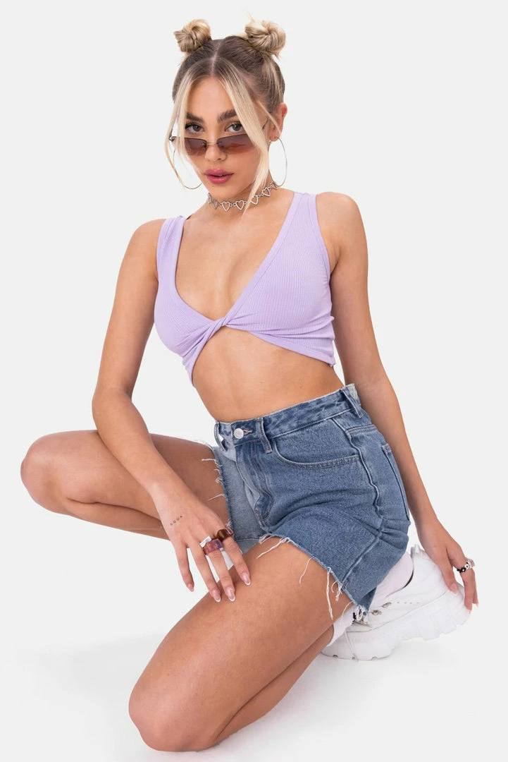 Wholesale 🤩 Adika Dallas Ribbed Crop Top OUTLET ✨ 1 Adika Dallas Ribbed Crop Top OUTLET