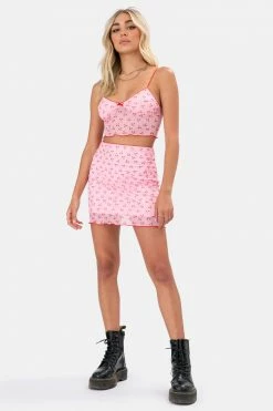 Adika Cherries Crop Top Y2K Fever