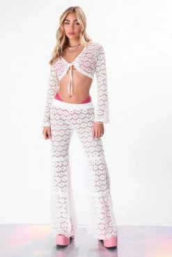 Adika Powers Twist-Front Lace Top