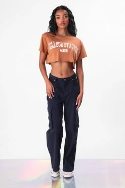 Adika Clothing COLLEGE STATION Cropped Tee