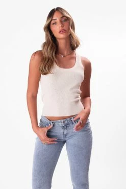 Adika Alexo Rib Knit Tank Top Clothing