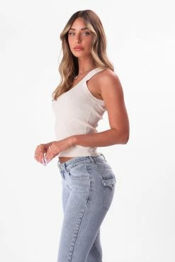 Adika Alexo Rib Knit Tank Top Clothing