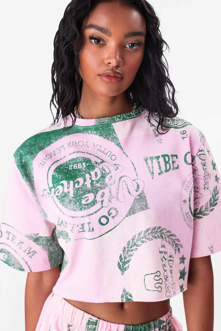 Hot Sale ๐ Adika VIBE CATCHERS Cropped Tee OUTLET ๐ 3 Adika VIBE CATCHERS Cropped Tee OUTLET