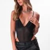 Adika Shakira High-Leg Mesh Bodysuit