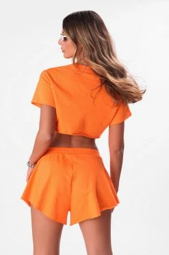 Adika TROUBLESOME Raw-Hem Shorts Clothing