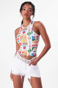 Adika Vision Fringed Denim Shorts