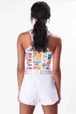 Adika Vision Fringed Denim Shorts