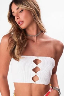Adika Best Sellers Montana Pearly Detail Bandeau Top