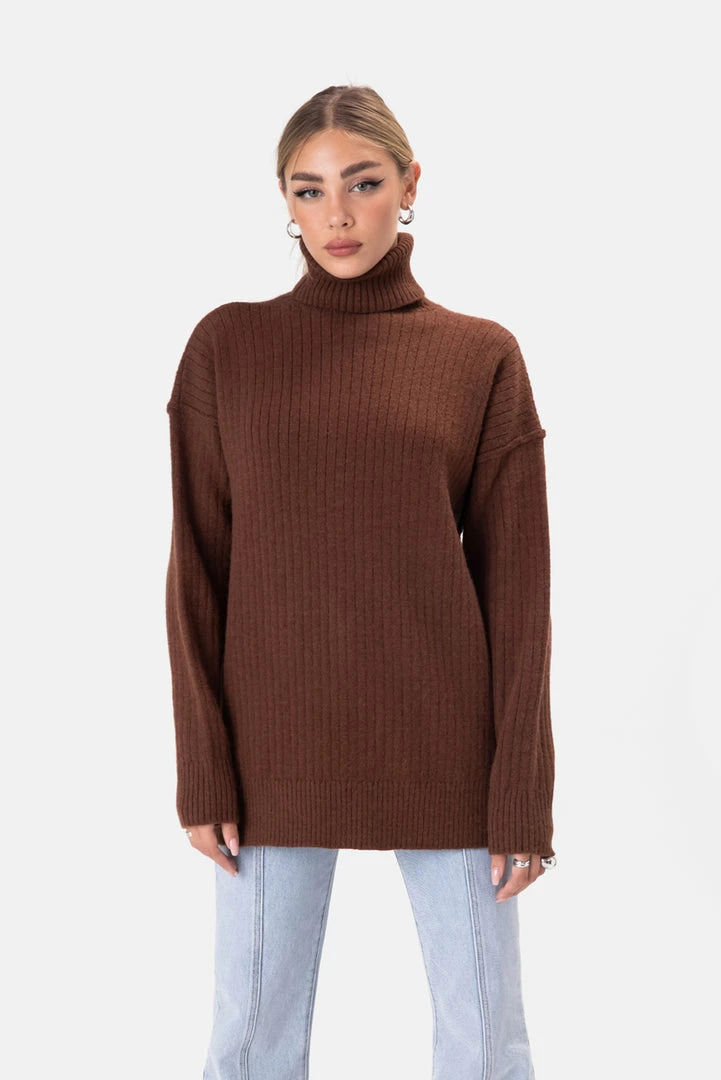 Cheap 🥰 Adika Collins Oversized Rib Knit Sweater 🔥 3 Adika Collins Oversized Rib Knit Sweater