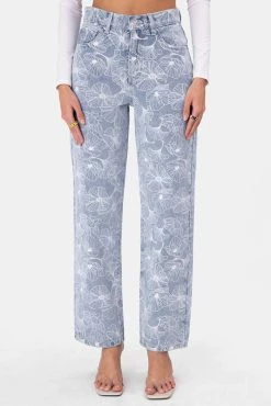 Adika In-Bloom Graphic Jeans | WIDE