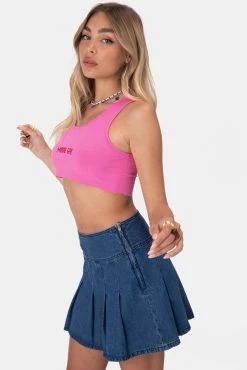 Adika MOVE GRL Embroidery Crop Top OUTLET