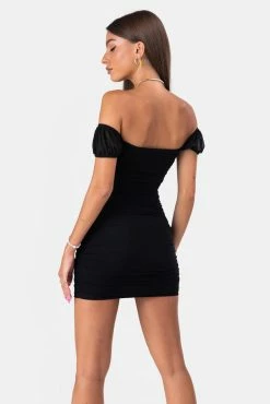 Best Pirce ⌛ Adika Clothing Hudson Off-Shoulder Ruched 👗 Dress 👍 8 Adika Clothing Hudson Off-Shoulder Ruched Dress